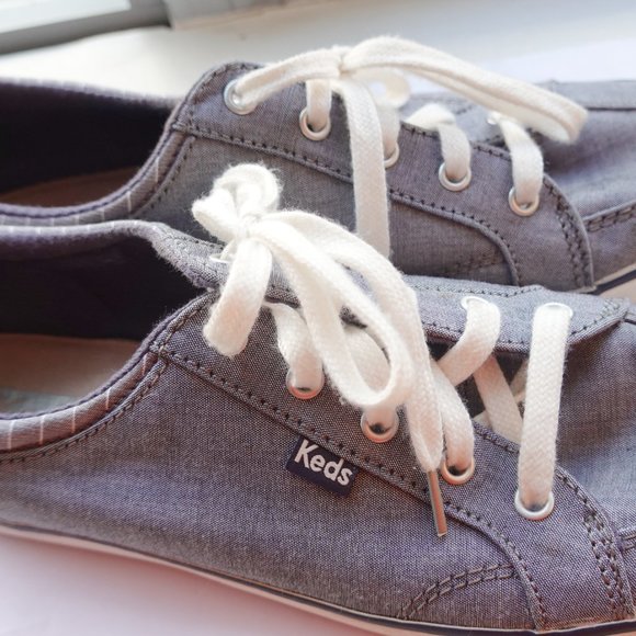 Keds Blue Chambray Sneakers - Picture 2 of 2